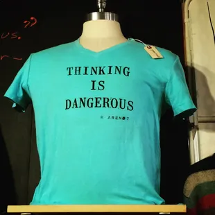 CUSTOMIZED. Upcycled polymathic tees with intelligent messages at affordable prices.