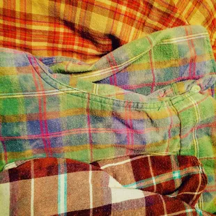 COMFORT + STYLE. Large selection of vintage and recycled flannels.