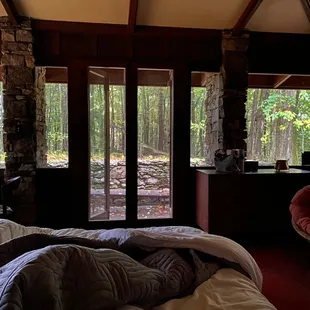 View from king-sized master bedroom