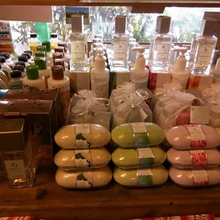Nice soaps and gifts.
