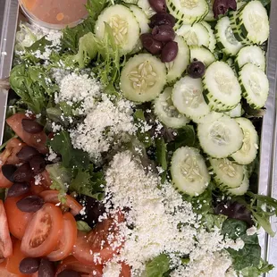 Mediterranean salad catering