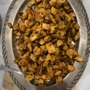 Spiced Garlic Potatoes for party