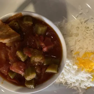 Okra stew