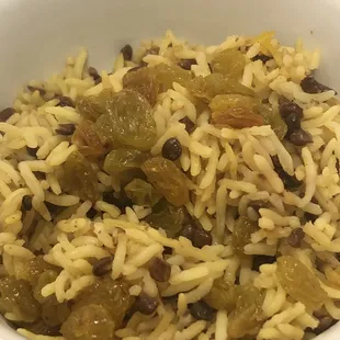 Lentil and Raisin Rice