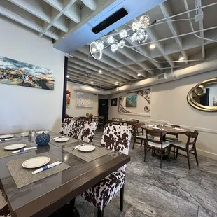 interior, sushi and sashimi