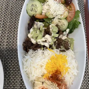 Beef Shawarma Platter