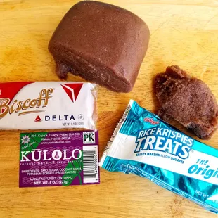 Pomai Kulolo with Biscoff Cookies and Rice Krispies Treats