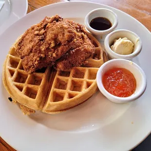 Chicken & Waffle Plate