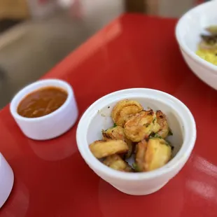 Saffron Lemon Shrimp