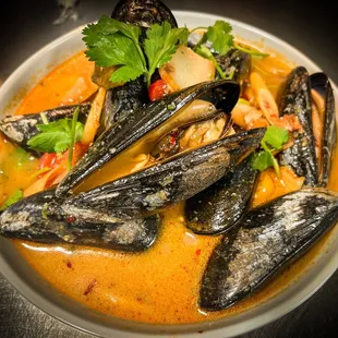 Chef special &quot;Mussels Tomyum&quot;