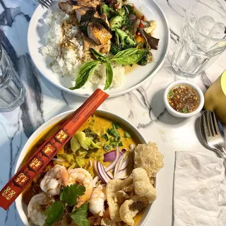 Shrimp or Salmon Krapow