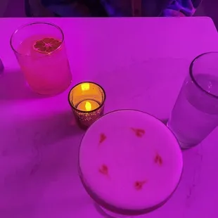 drink, donuts