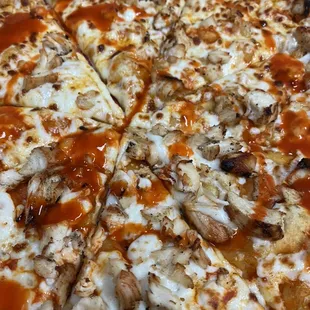 Buffalo chicken pizza