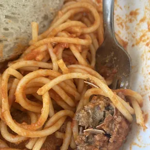 egg shell in meatball