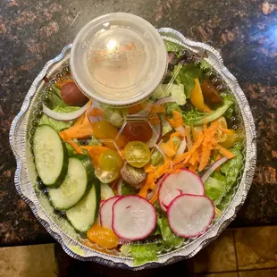 Massive side salad