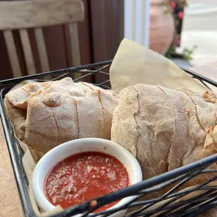 a basket of food