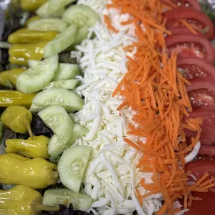 Our fresh Garden Salad for catering to feed up to 10 people