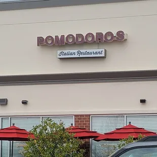 the outside of the restaurant