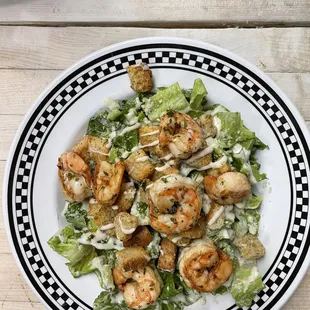 Cesar salad w shrimp!!