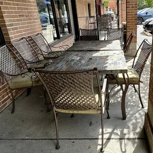 Outdoor seating