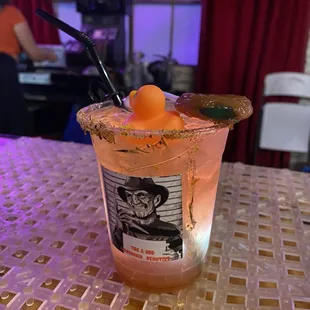 The bar at Artists in the Alley