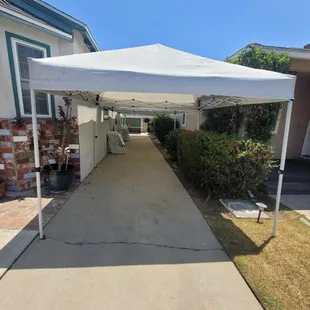 10x10 Canopies, Tables and chairs