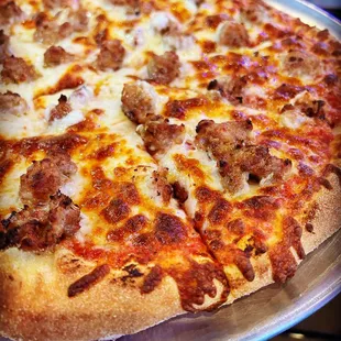 No more chance to you  Sausage &amp; Garlic Pie from #PomonaPizzaCompany