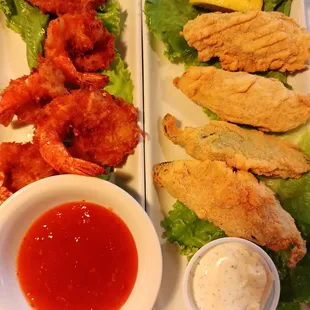 Coconut Shrimp &amp; Seafood Stuffed Jalapenos