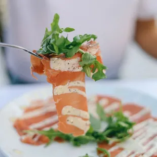 Beef Carpaccio djion mustard