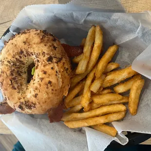 Everything Bagel Burger