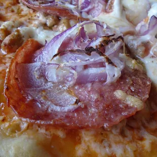Napoli Pizza, close-up.