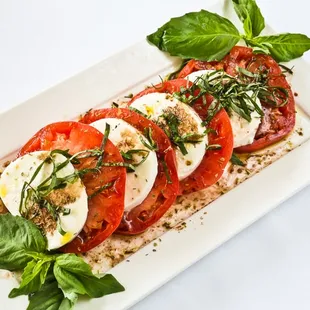 Mozzarella caprese salad