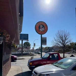 Signage outside
