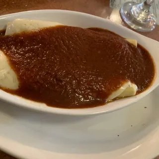 Homemade Manicotti