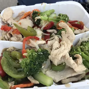 Chicken and Mixed Vegetables