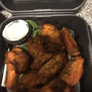 Hot wings.