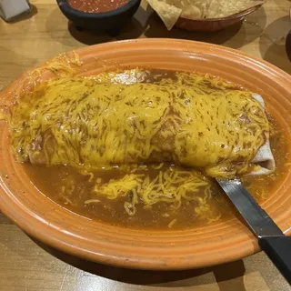 Shredded Chicken Burrito