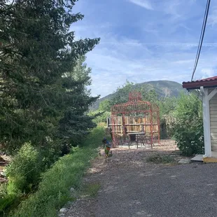 Cute gazebo in the mountains!