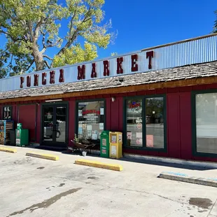 the outside of the building