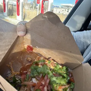 Chicken tamale breakfast with egg