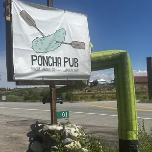Outside- sign