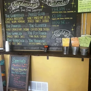Menu board