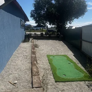 Outside side yard