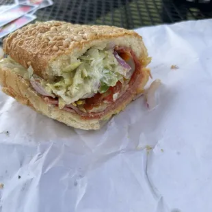 Half of my Godfather.  Delicious.