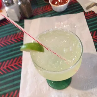 Good chips! Yummy house margarita!