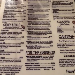 menu, sushi and sashimi