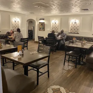 Newly renovated dining room