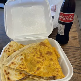 Red quesadilla (birria)