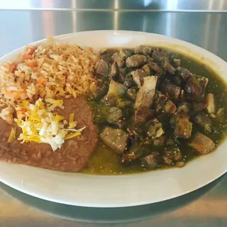 Chile Verde Plate