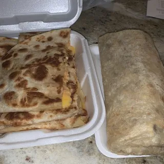 Shredded Chicken Quesadilla